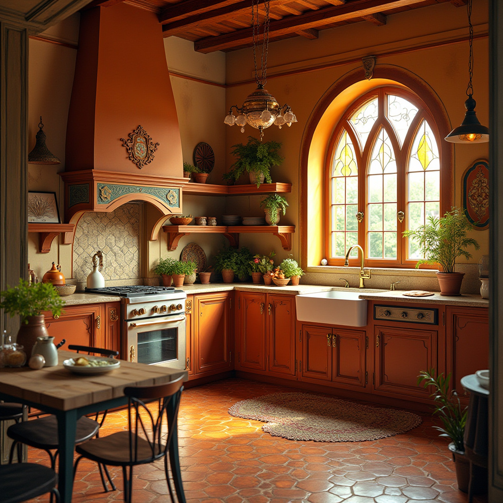 boho theme kitchen 24