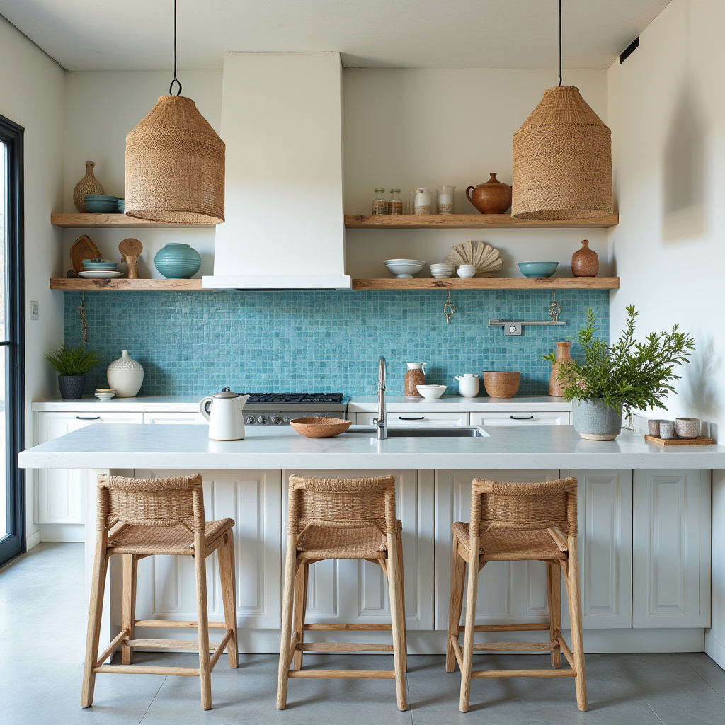 boho theme kitchen 36