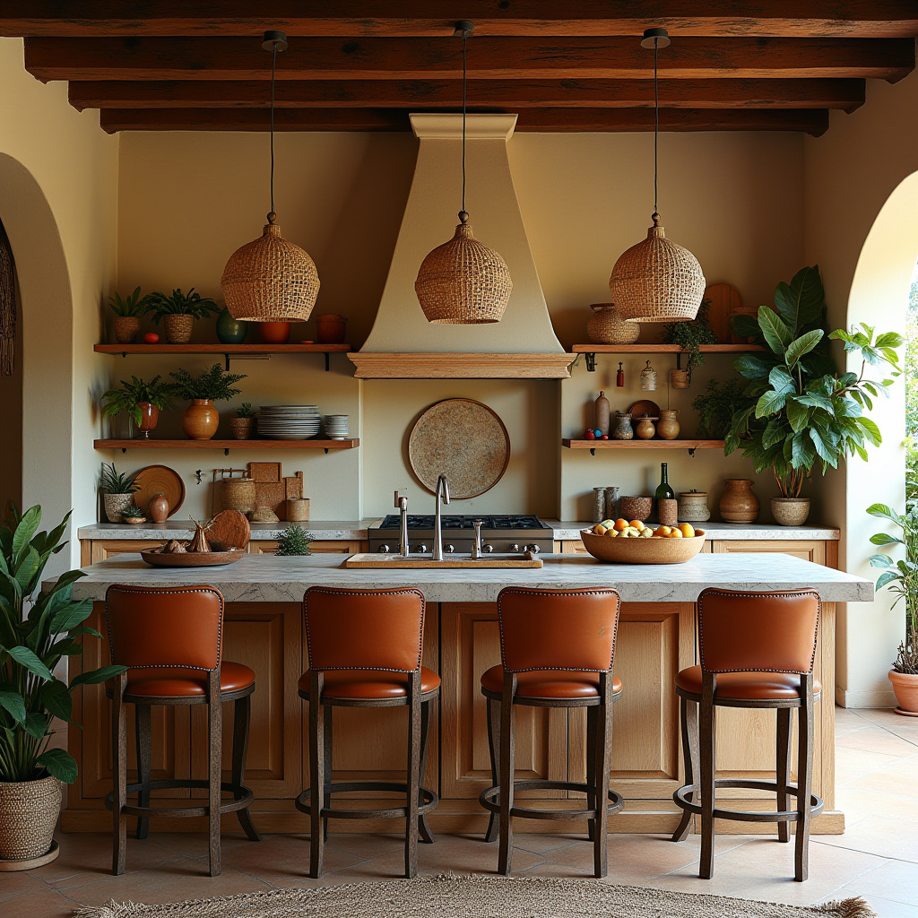 boho theme kitchen 6