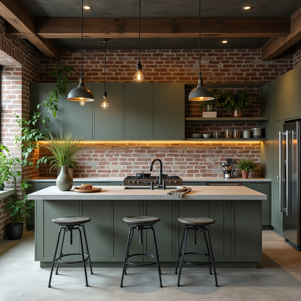 boho two tone kitchen cabinets 10