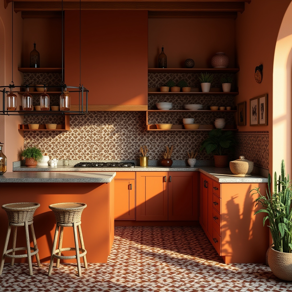 boho two tone kitchen cabinets 21