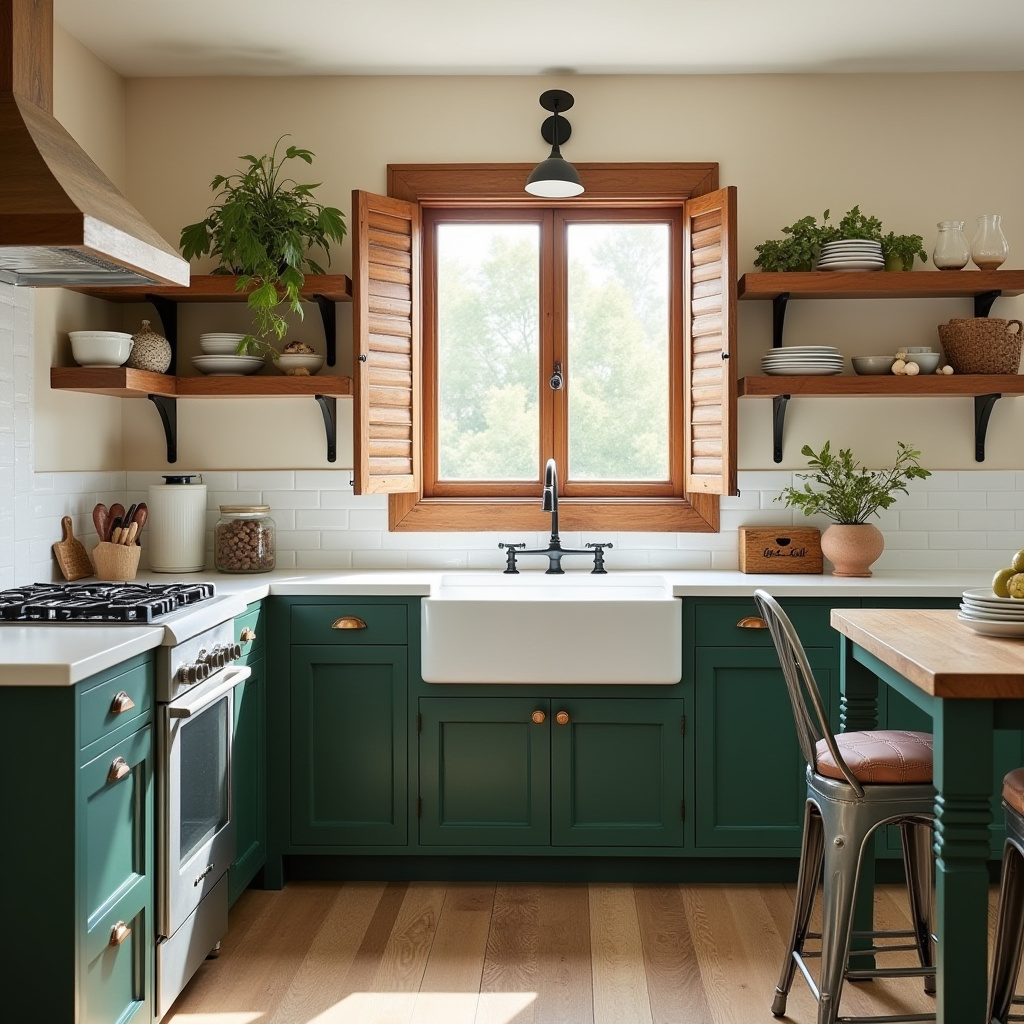 boho two tone kitchen cabinets 25