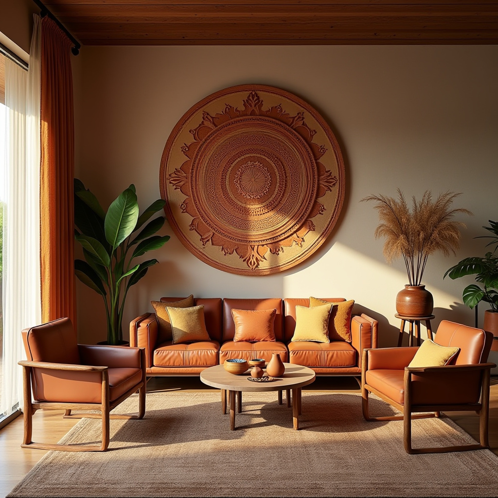 boho wall art living room 10