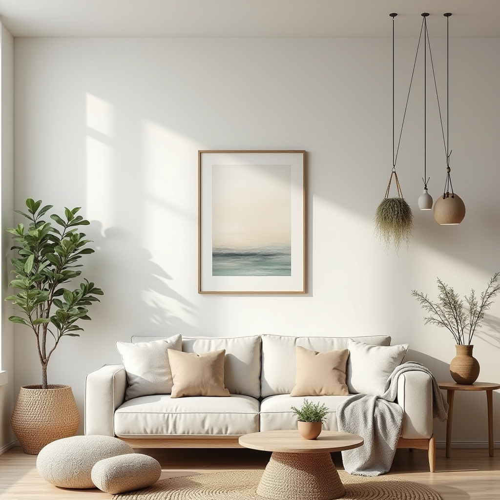 boho wall art living room 15