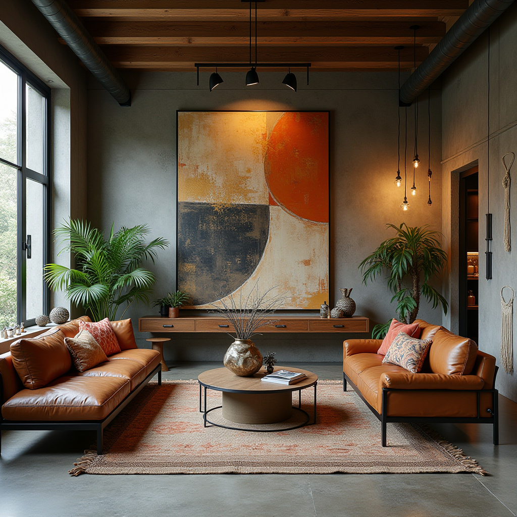 boho wall art living room 17