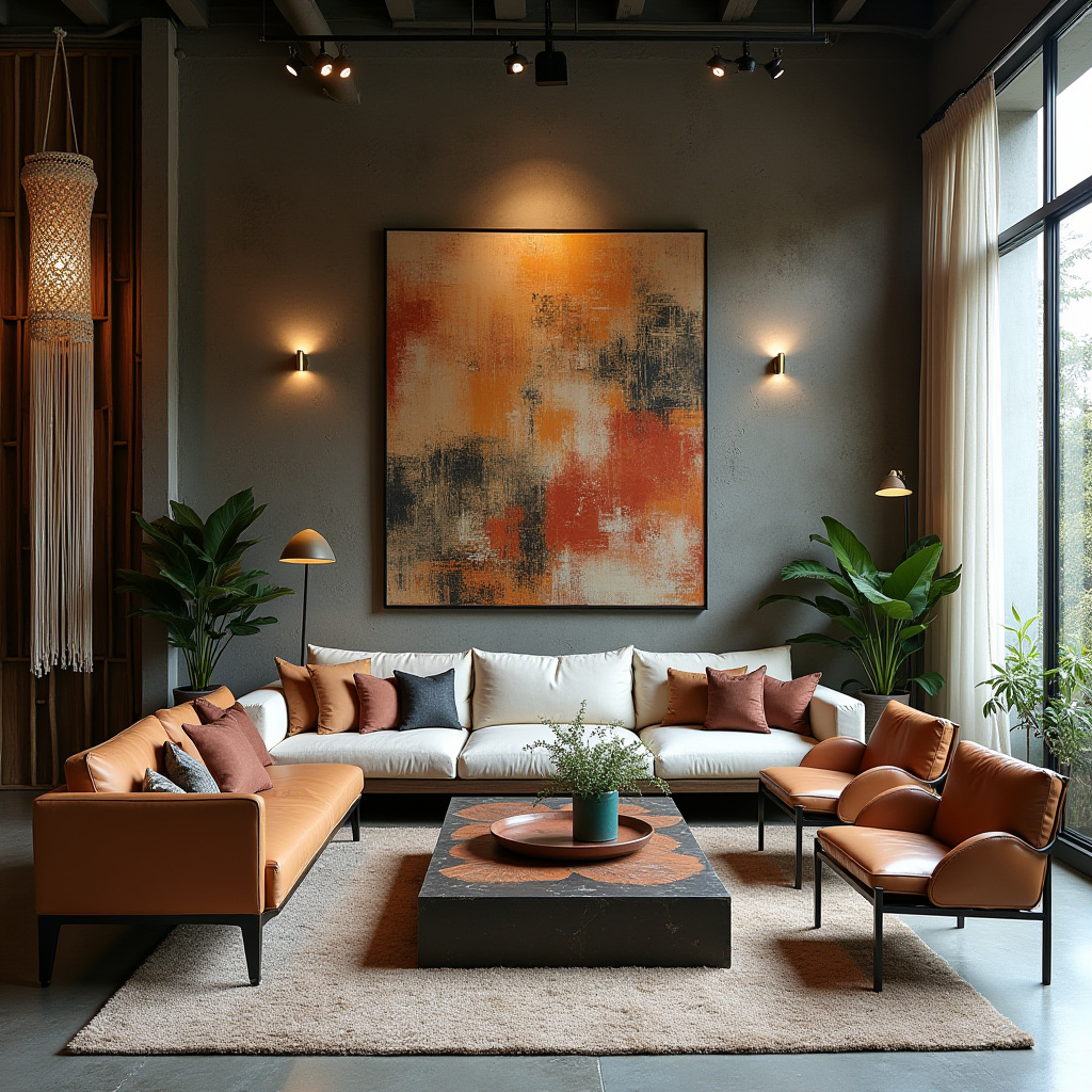 boho wall art living room 18