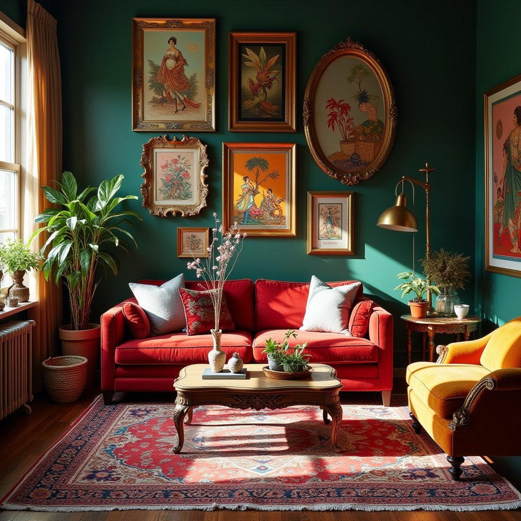 boho wall art living room 19