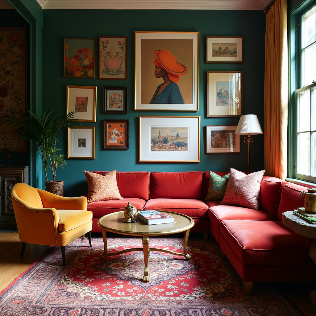 boho wall art living room 20