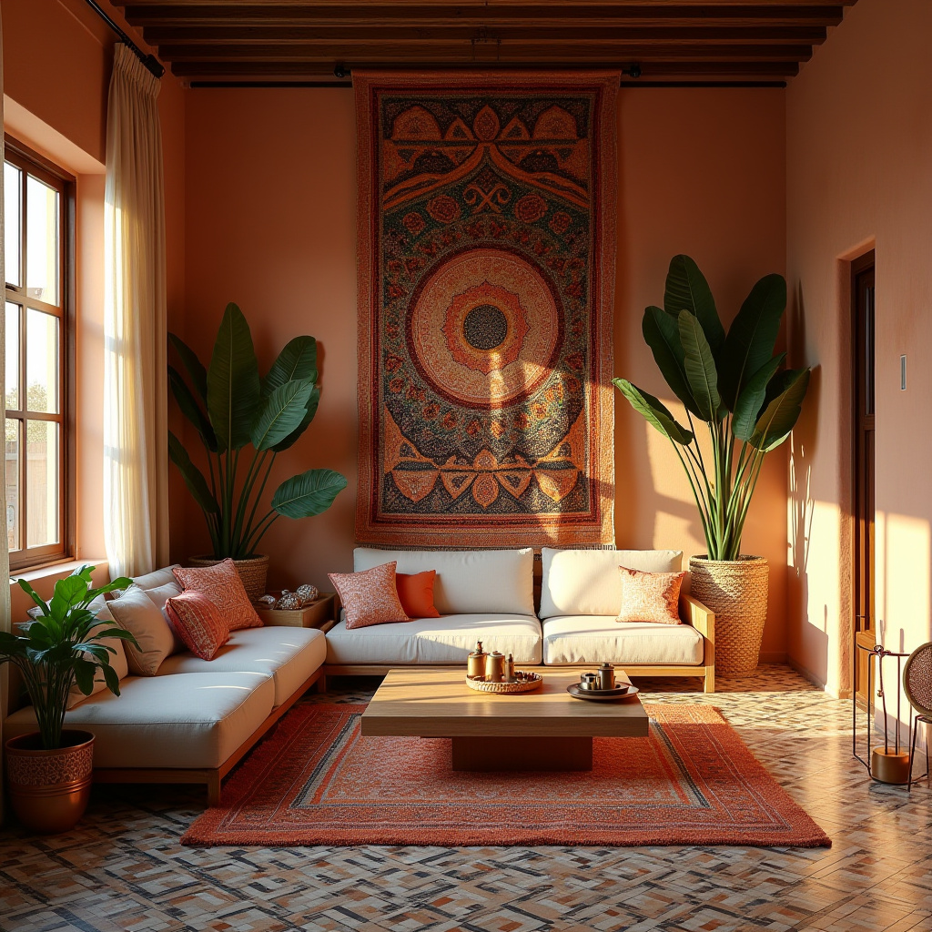 boho wall art living room 26