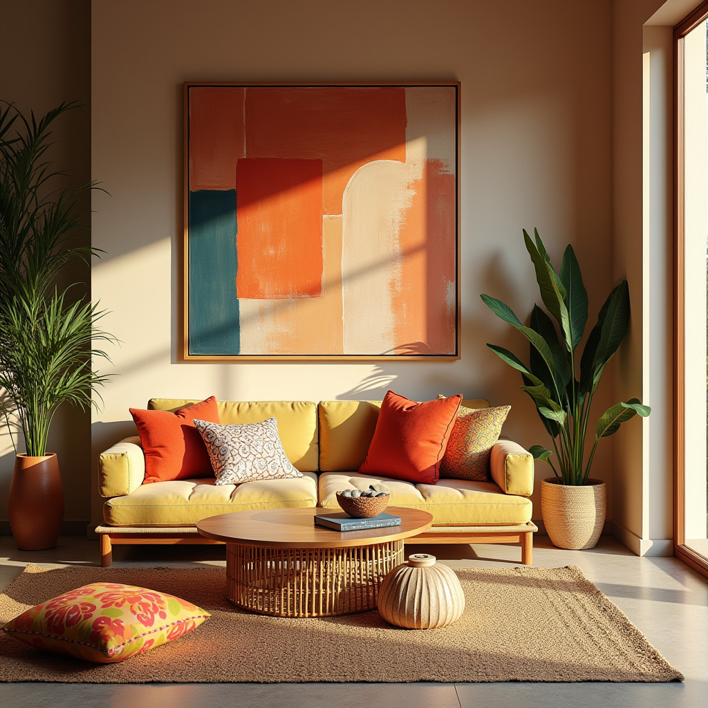 boho wall art living room 5