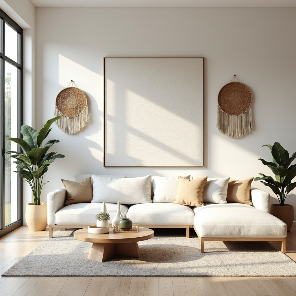 boho wall art living room 8