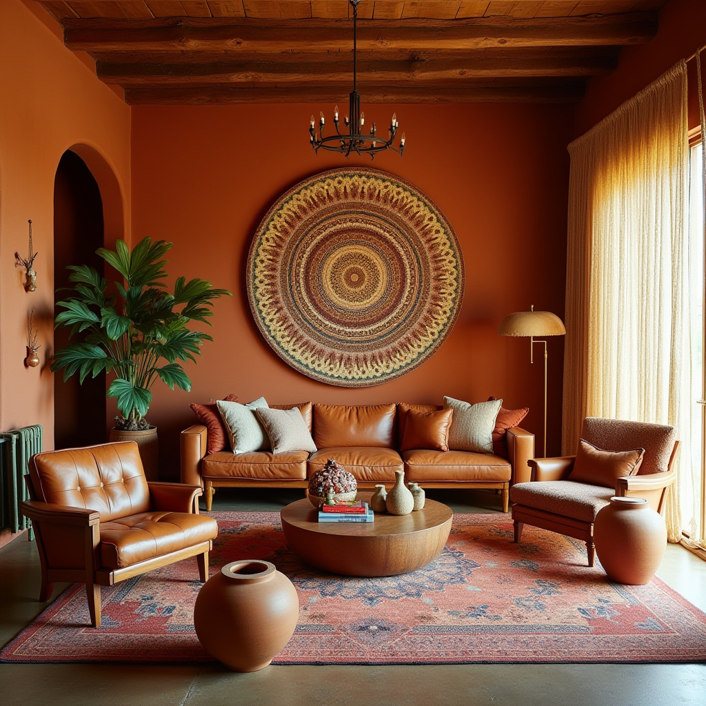 boho wall art living room 9