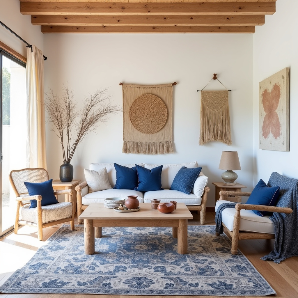 boho western living room 11