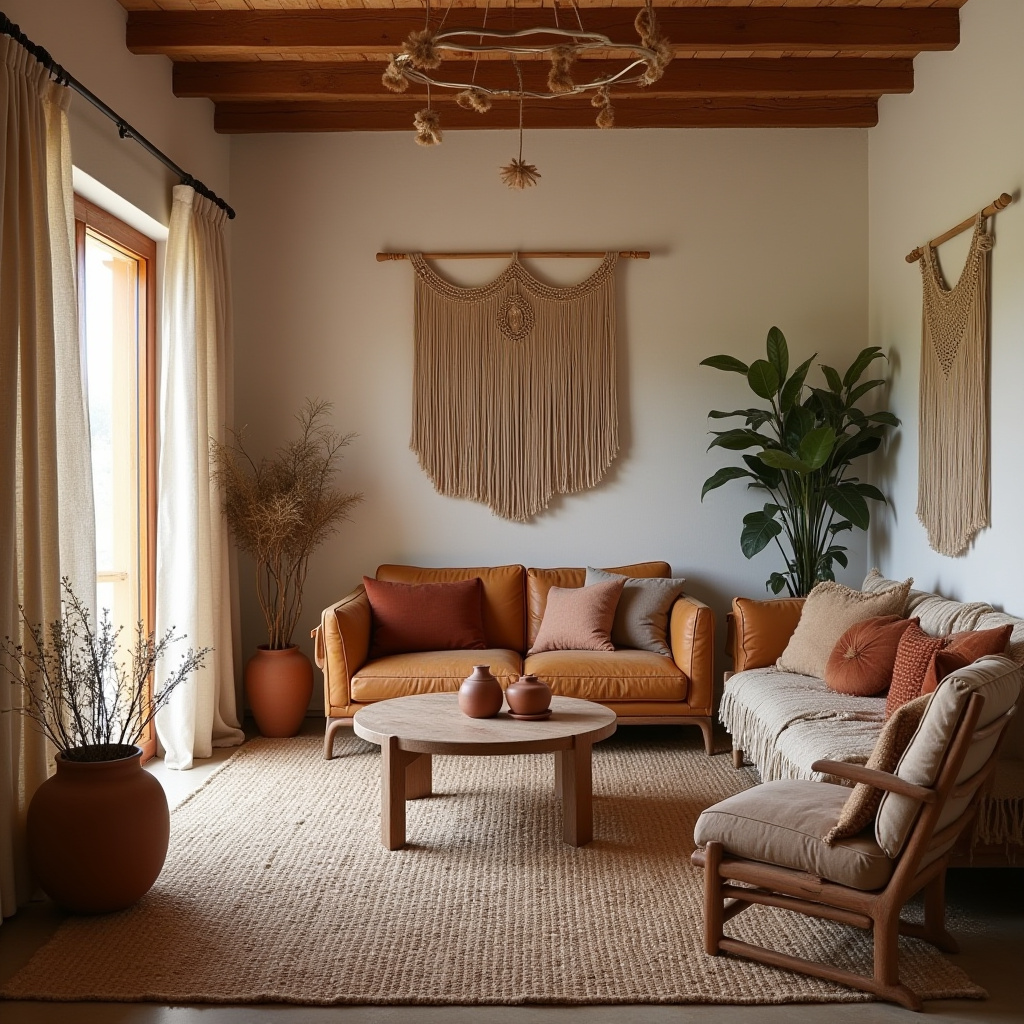 boho western living room 2
