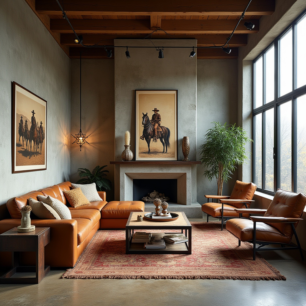 boho western living room 21