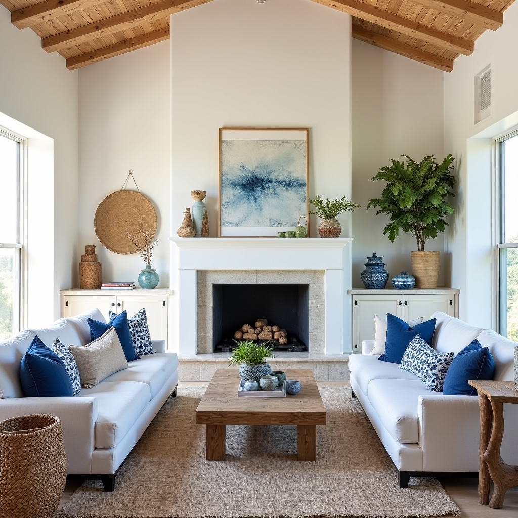 boho western living room 24