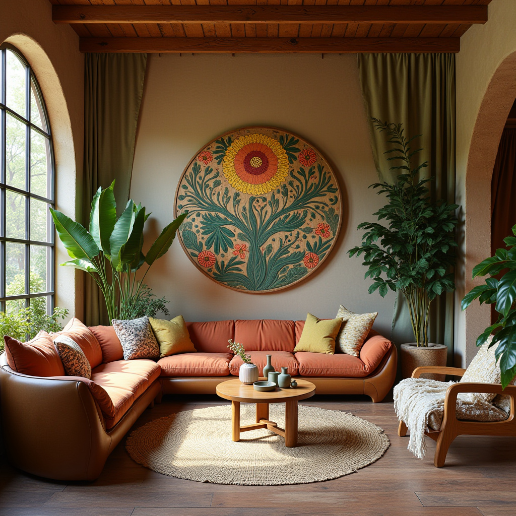 boho western living room 26