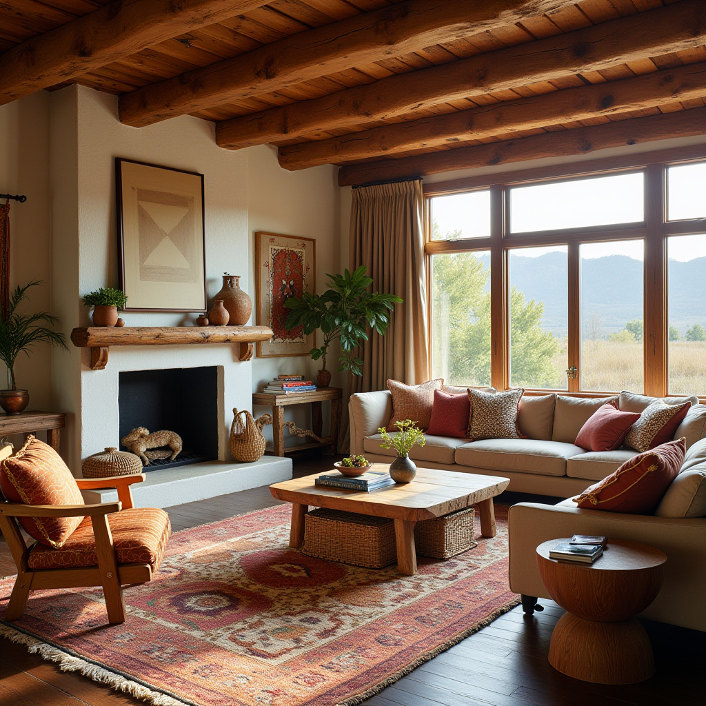 boho western living room 28