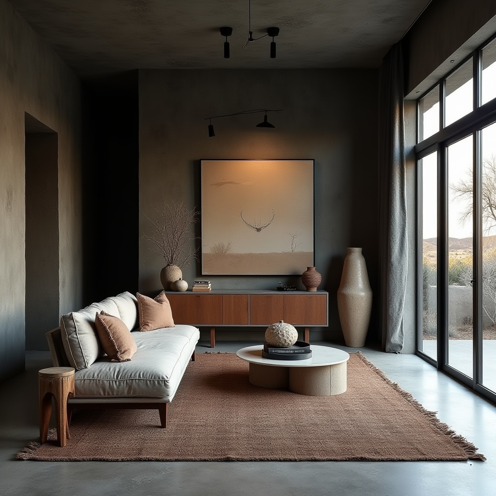 boho western living room 37