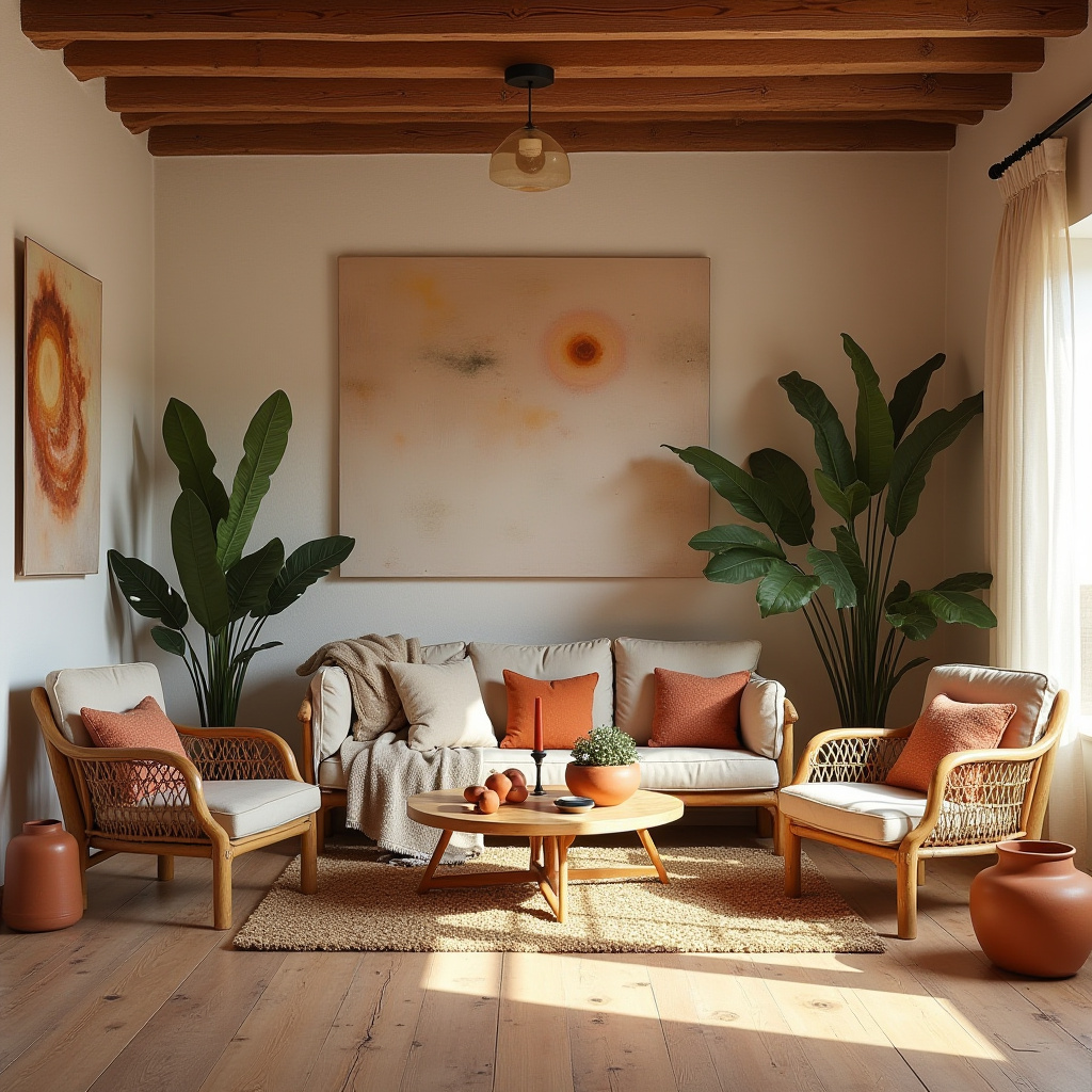 boho western living room 5