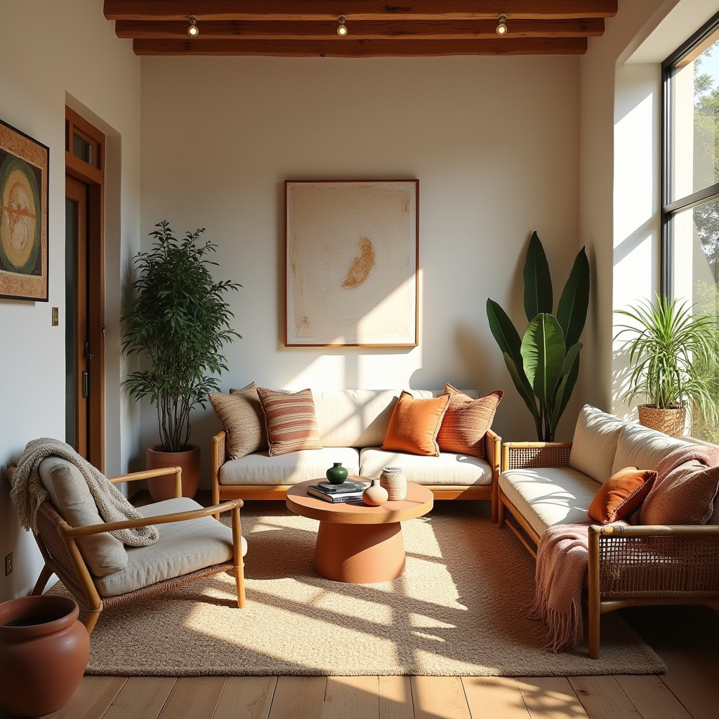 boho western living room 6