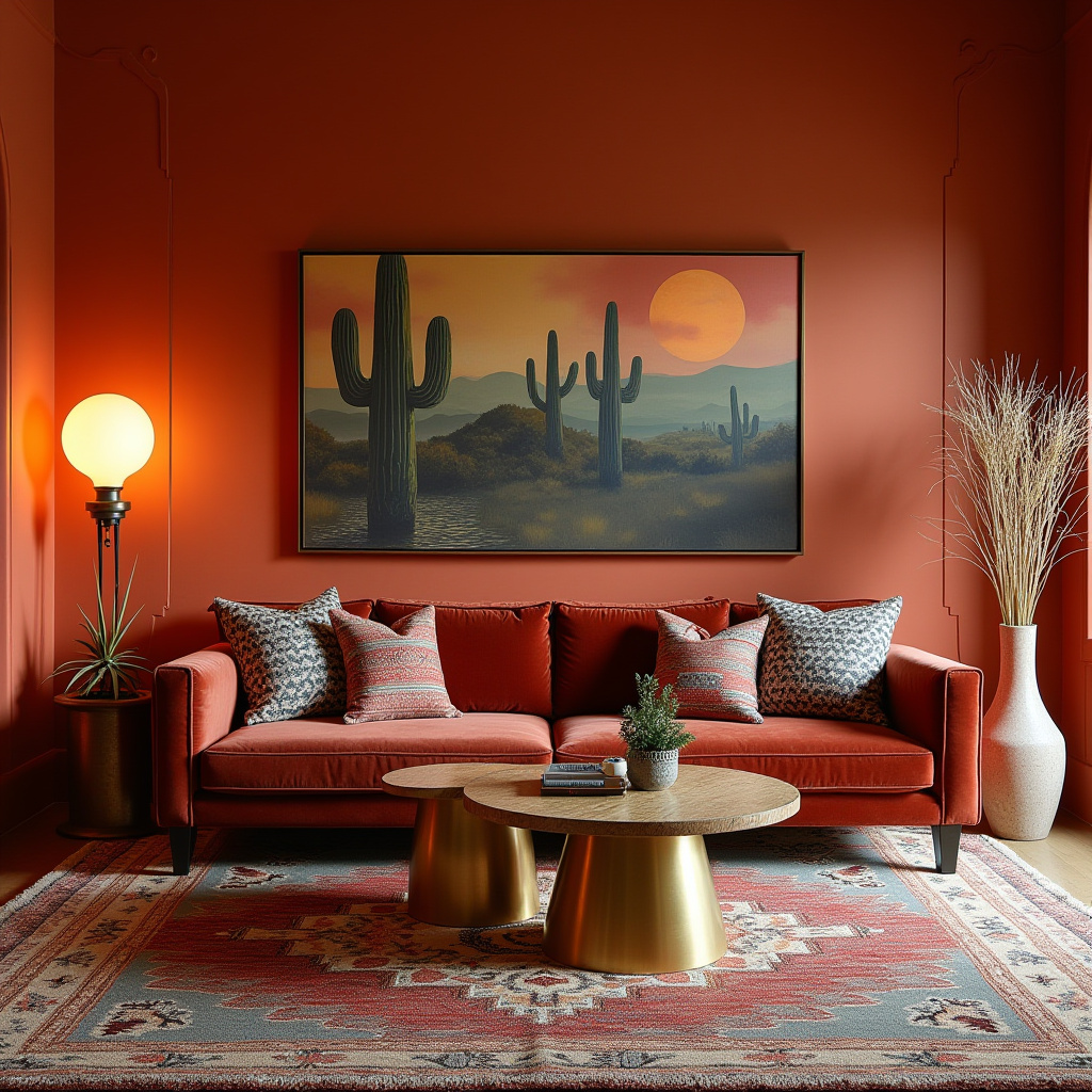 boho western living room 7