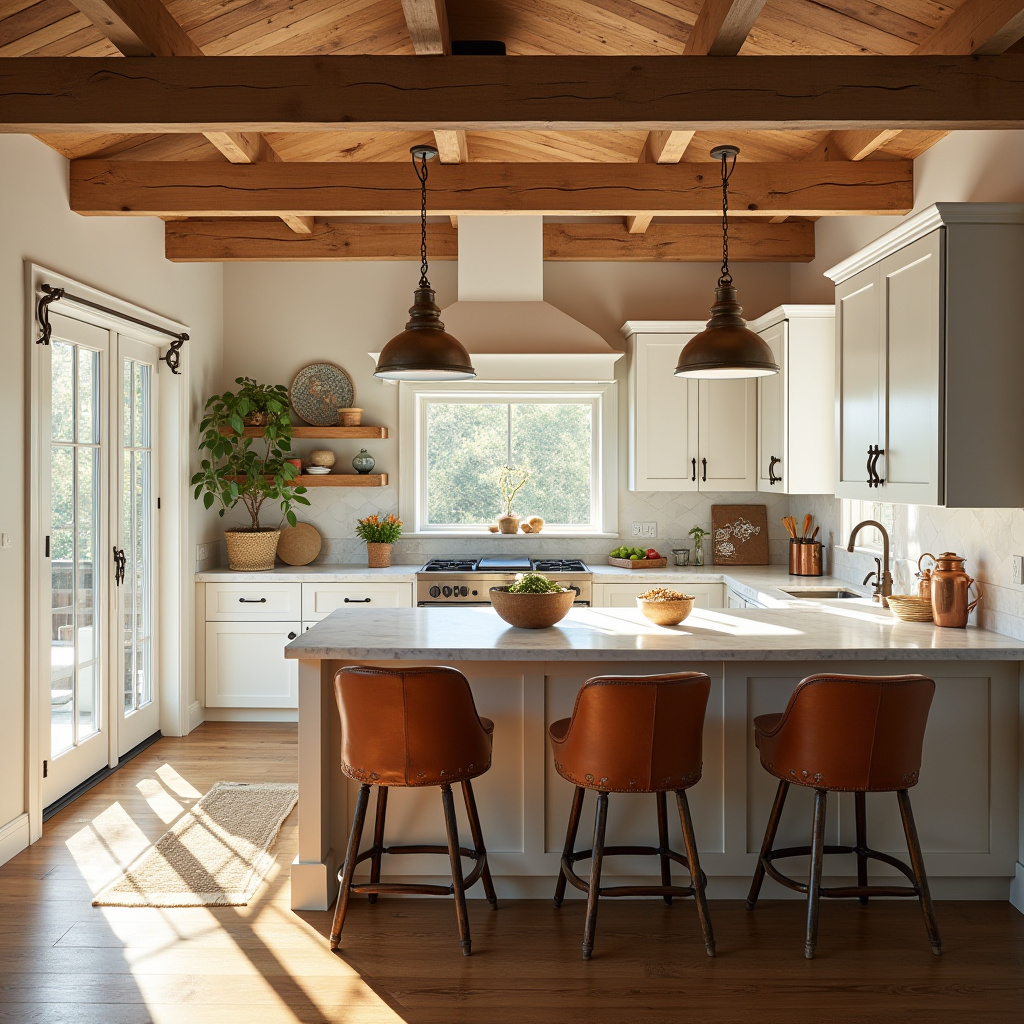 bright boho kitchen 10