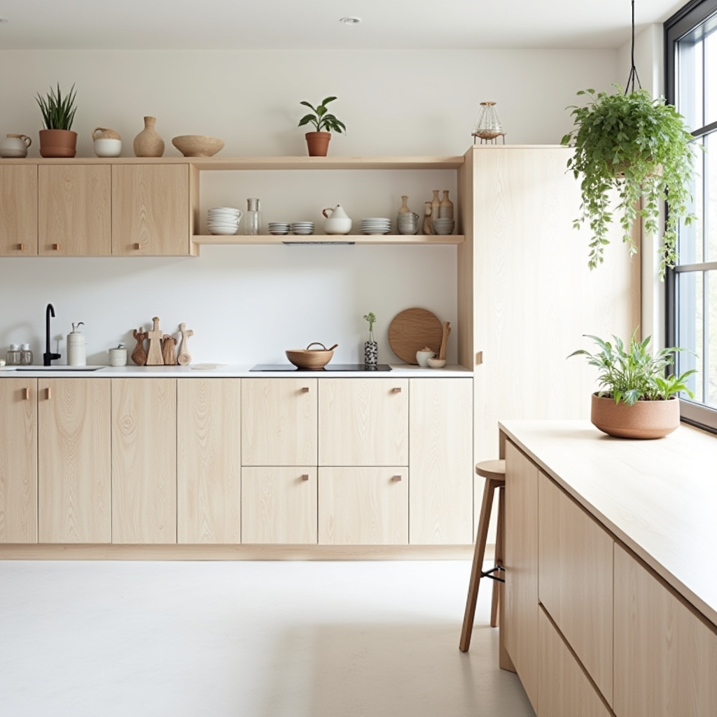 bright boho kitchen 11
