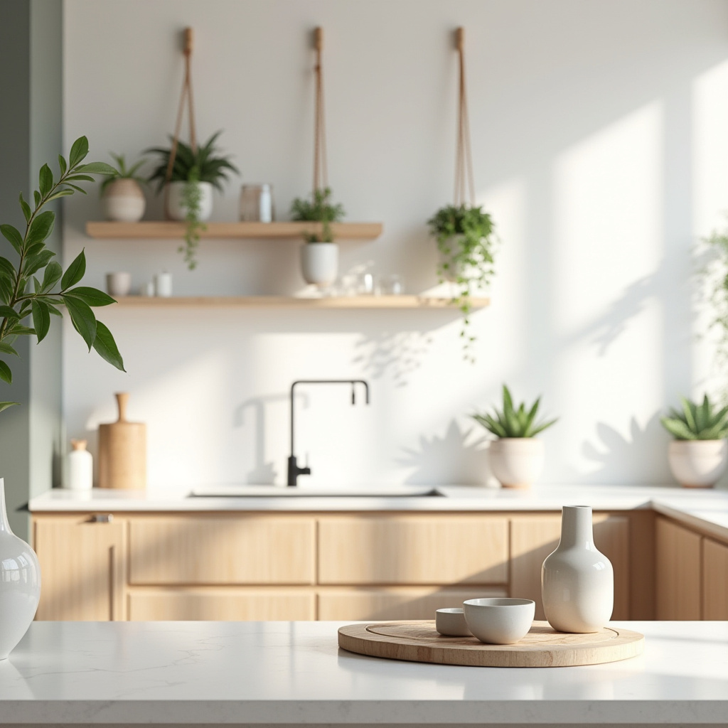 bright boho kitchen 12