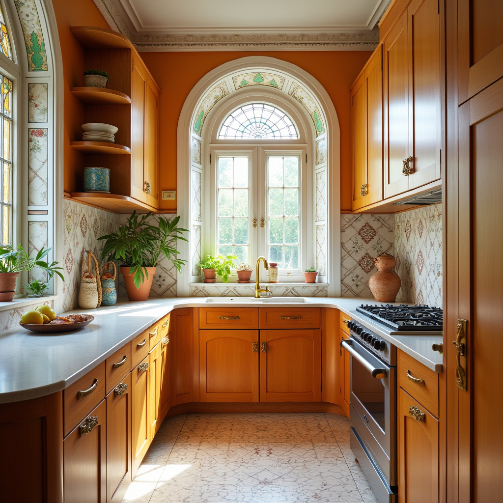 bright boho kitchen 16