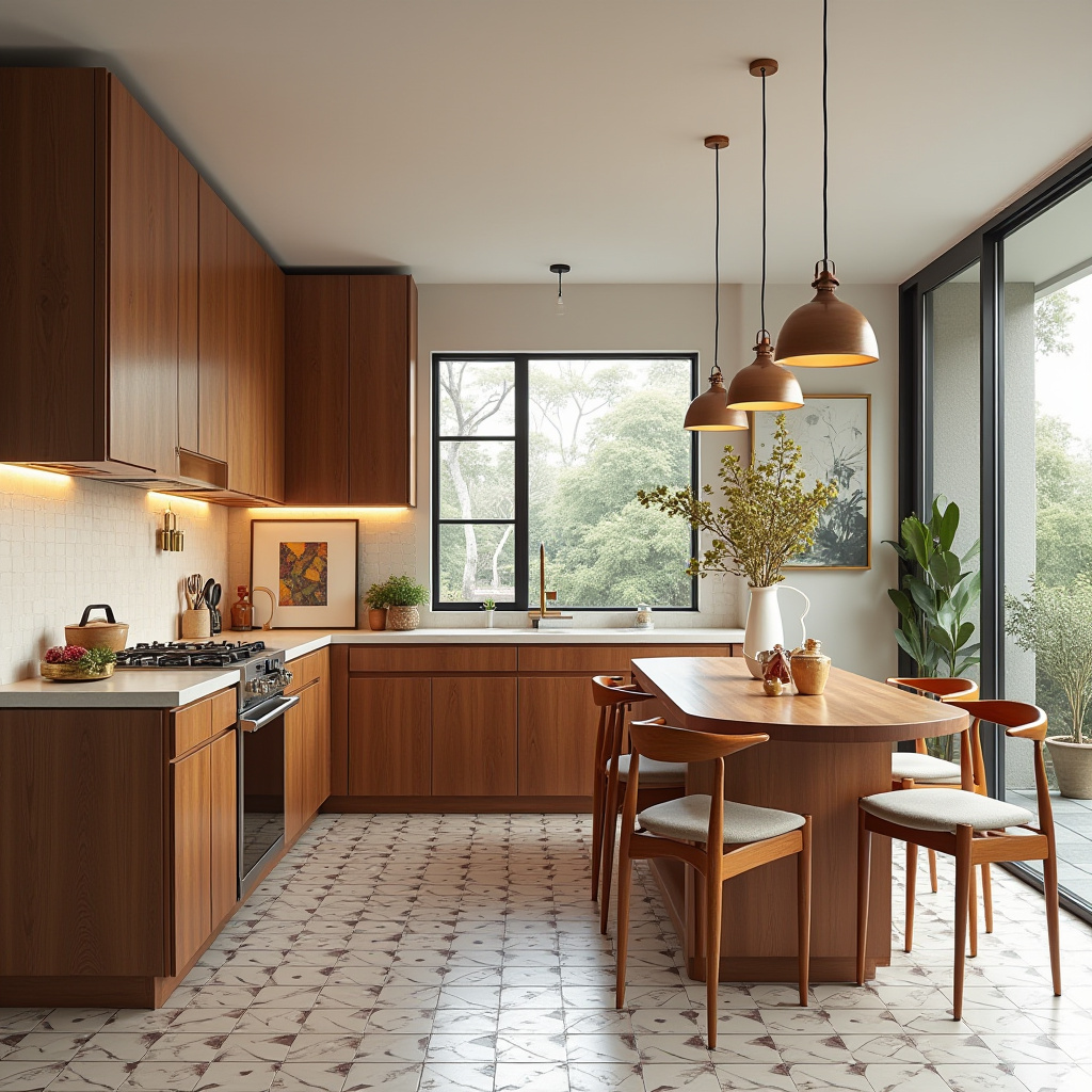 bright boho kitchen 19