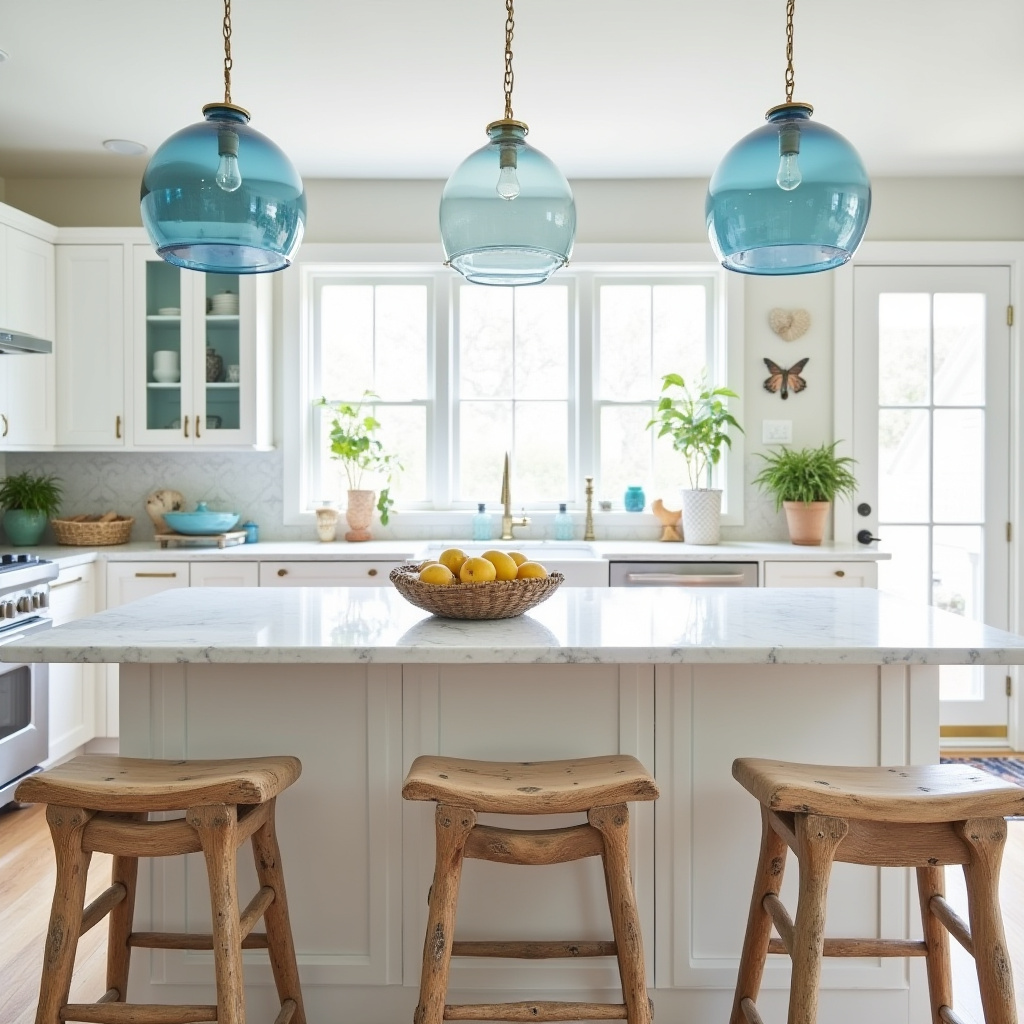 bright boho kitchen 23