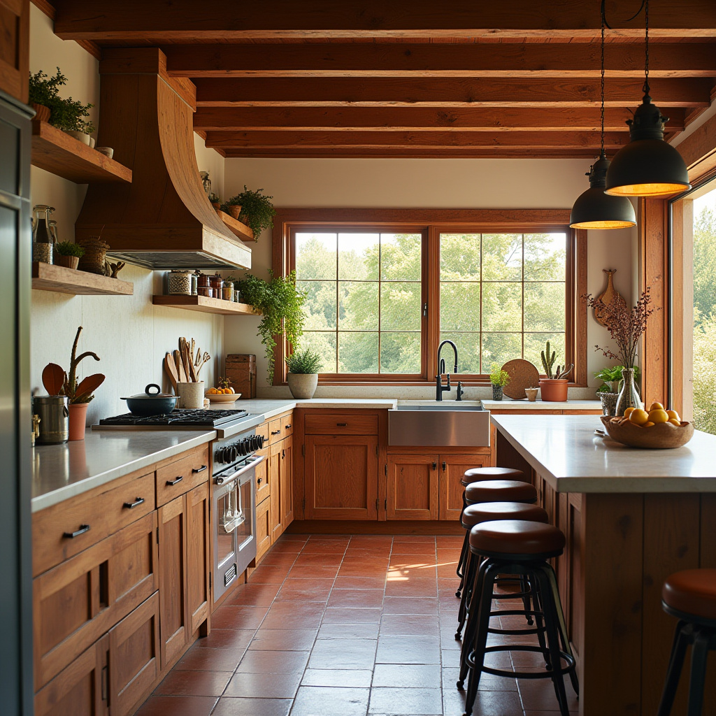 bright boho kitchen 26