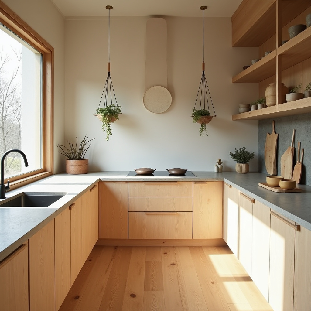 bright boho kitchen 33