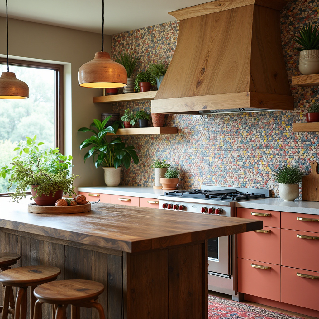 bright boho kitchen 4