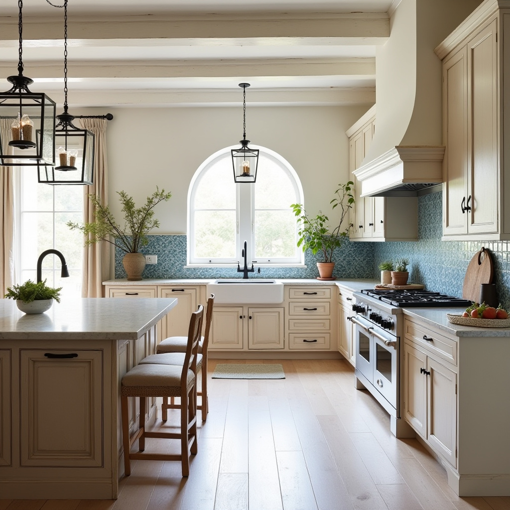 bright boho kitchen 8