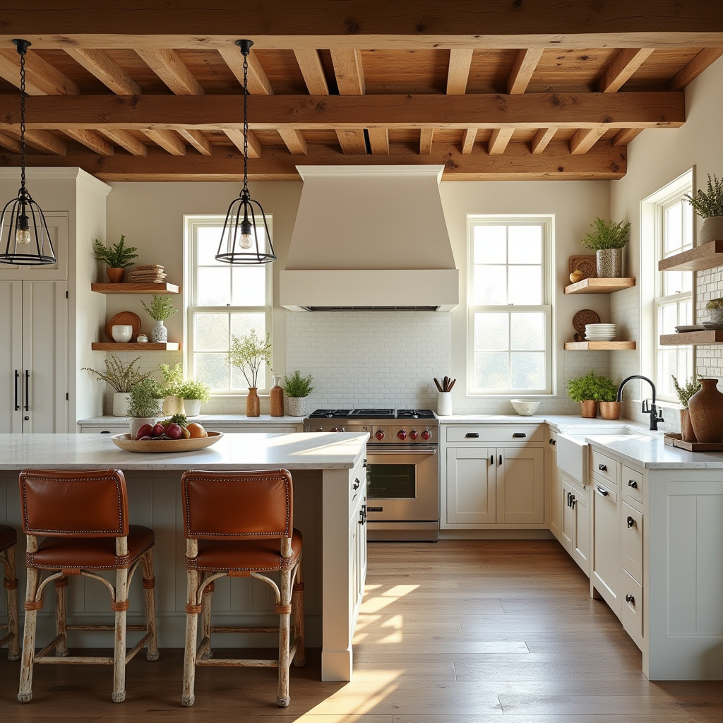bright boho kitchen 9