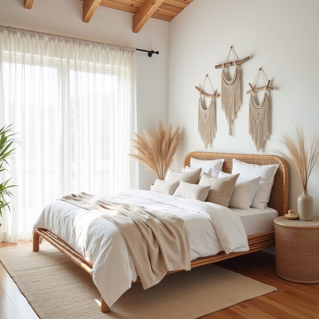 coastal boho bedroom 1