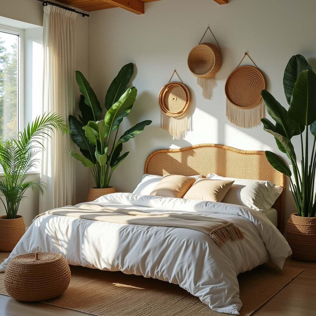 coastal boho bedroom 14