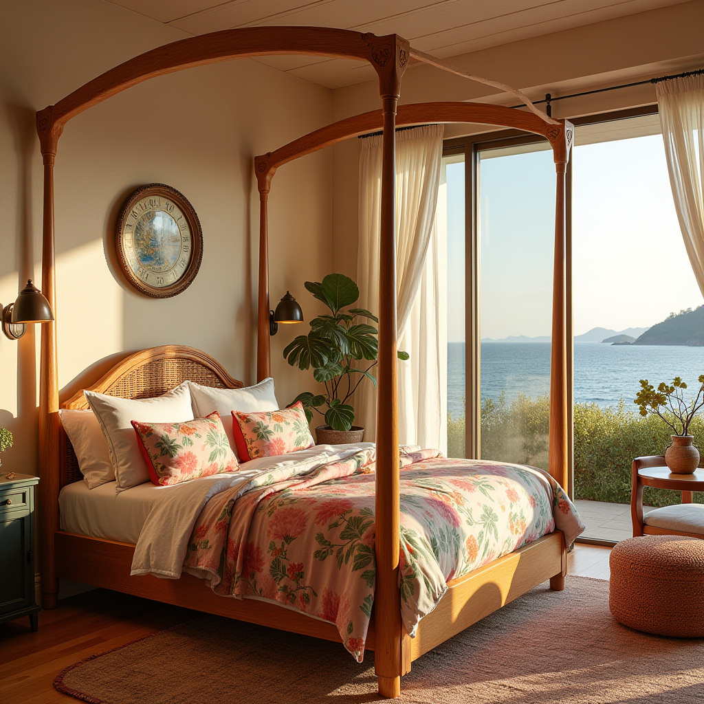 coastal boho bedroom 16