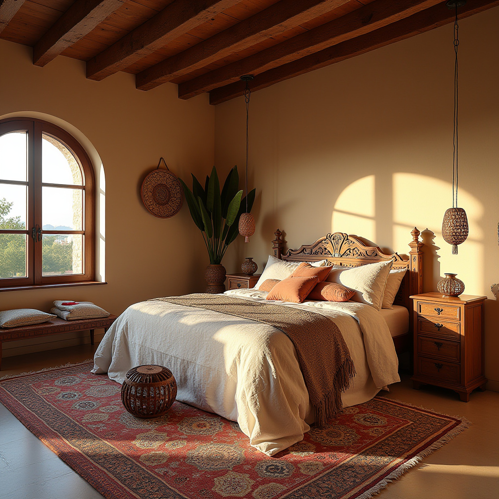 coastal boho bedroom 22