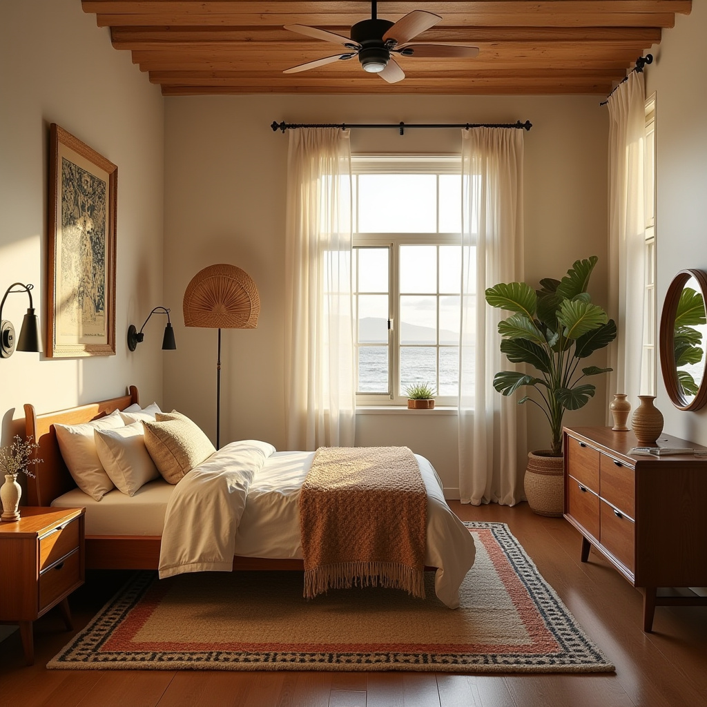 coastal boho bedroom 25