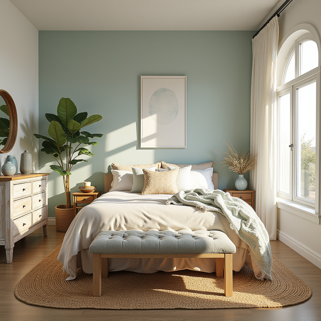 coastal boho bedroom 3