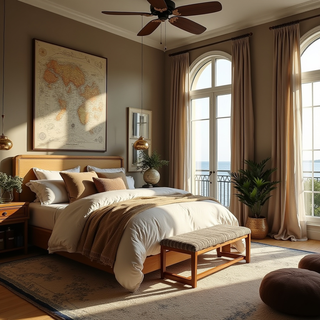 coastal boho bedroom 33