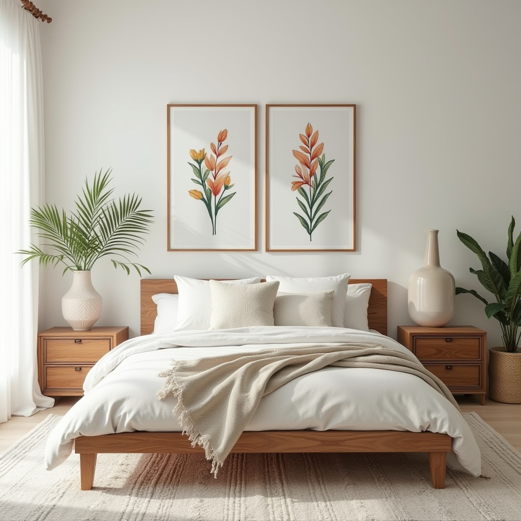 coastal boho bedroom 36