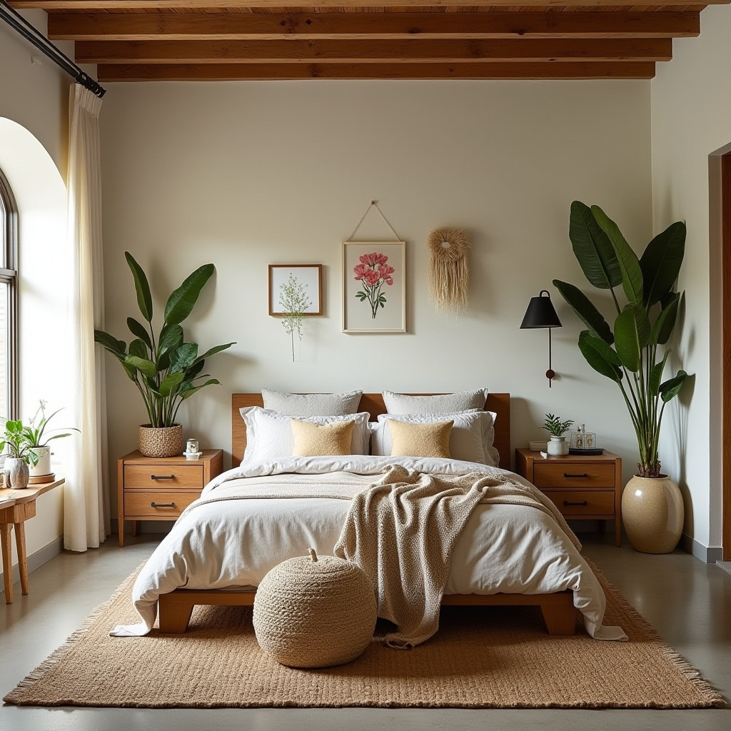 coastal boho bedroom 39