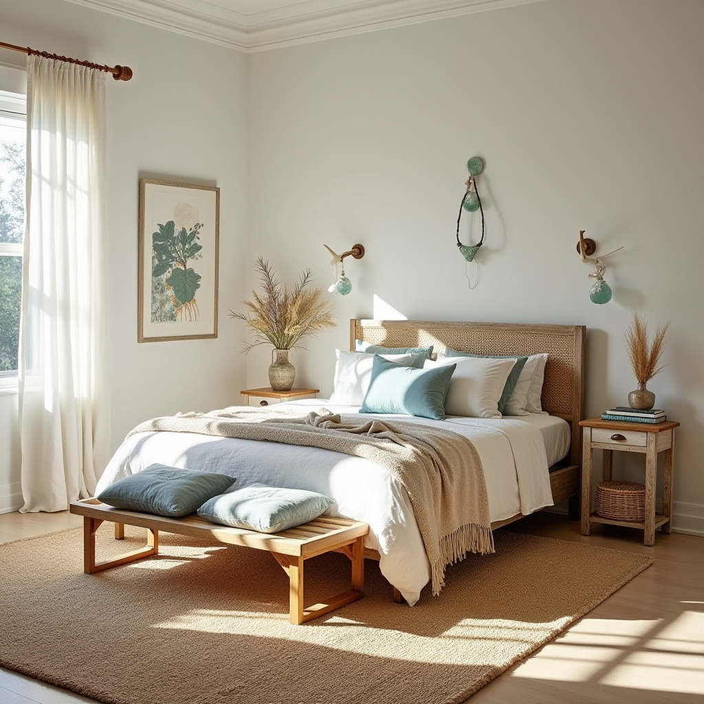 coastal boho bedroom 4