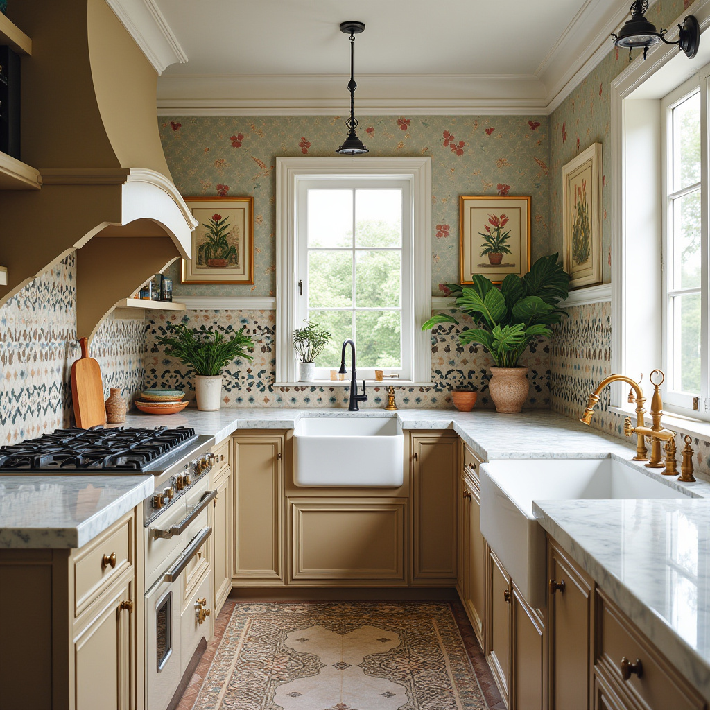 coastal boho kitchen 11