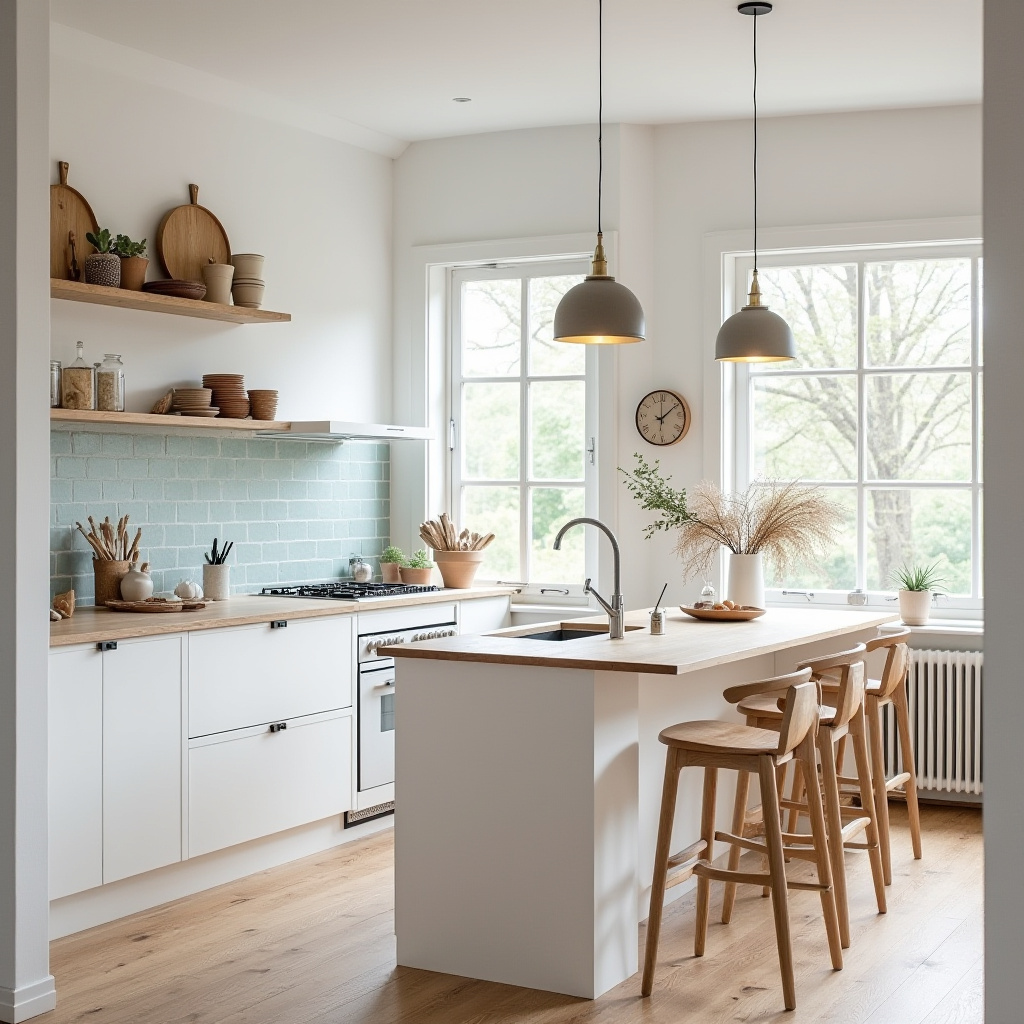 coastal boho kitchen 13