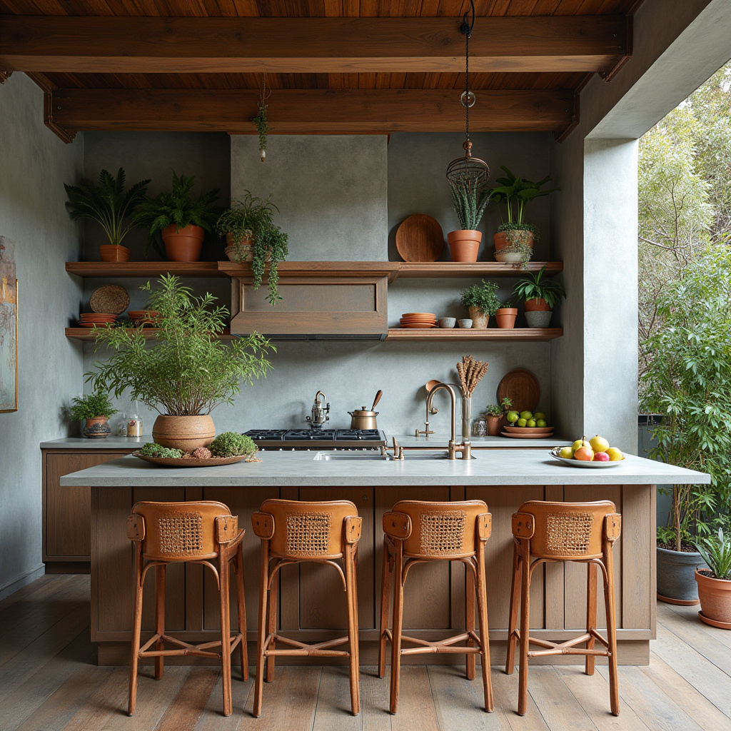 coastal boho kitchen 16